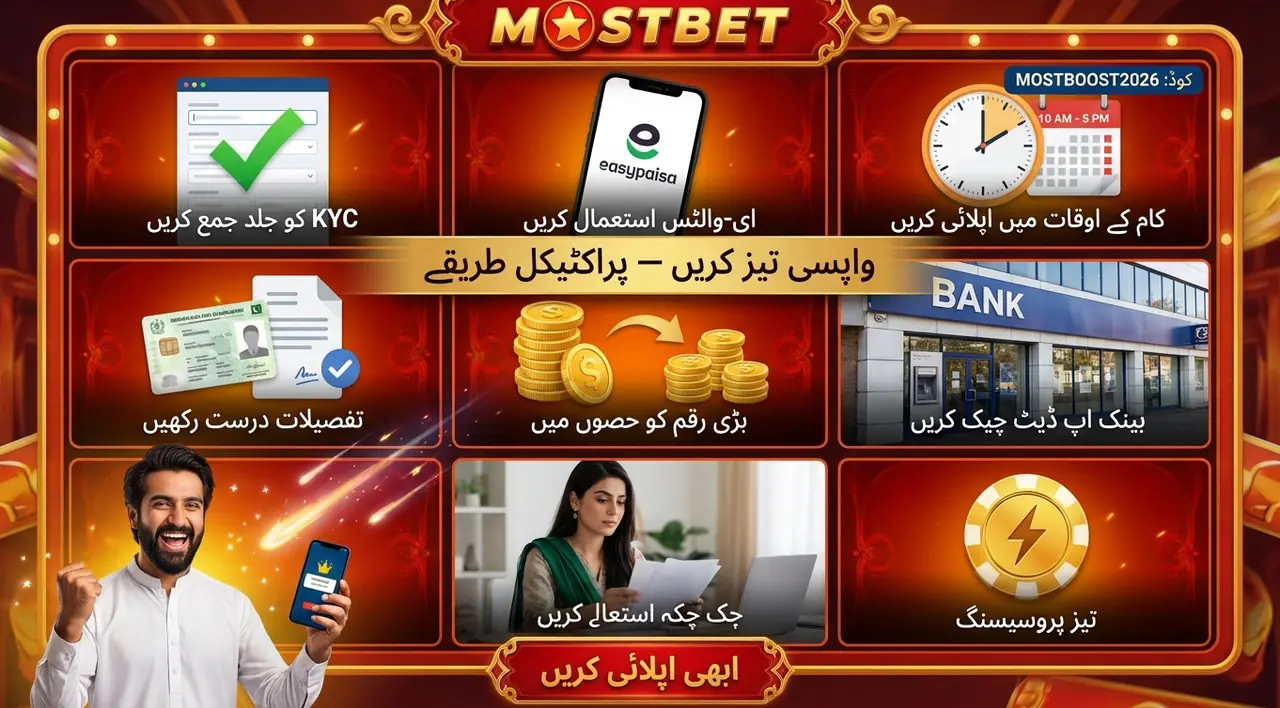 واپسی تیز کرنے کے عملی طریقے