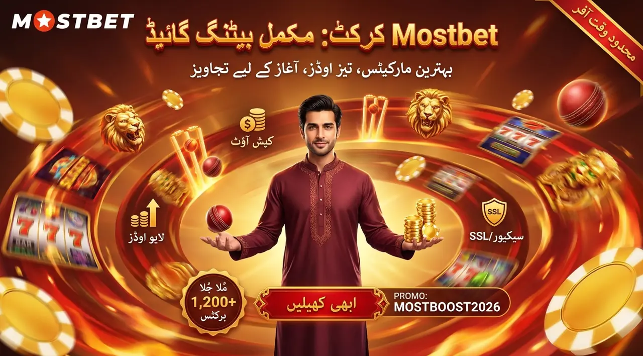 Mostbet کرکٹ بیٹنگ: مکمل گائیڈ اور بہترین مارکیٹس